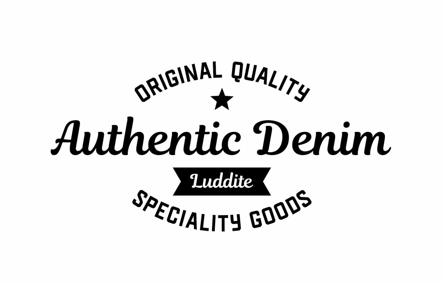 Luddite - Denim Bendy Pen Case Essential - Random Patchwork