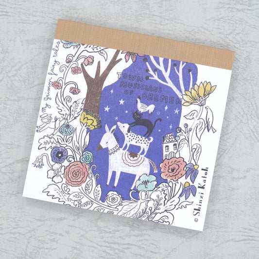 Shinzi Katoh - Memo Pad - Grimm's Fairy Tales - The Town Musicians of Bremen