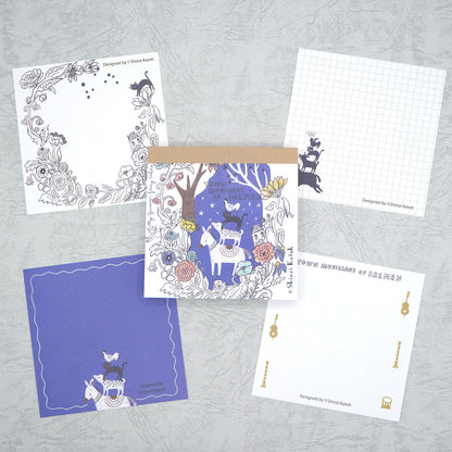 Shinzi Katoh - Memo Pad - Grimm's Fairy Tales - The Town Musicians of Bremen