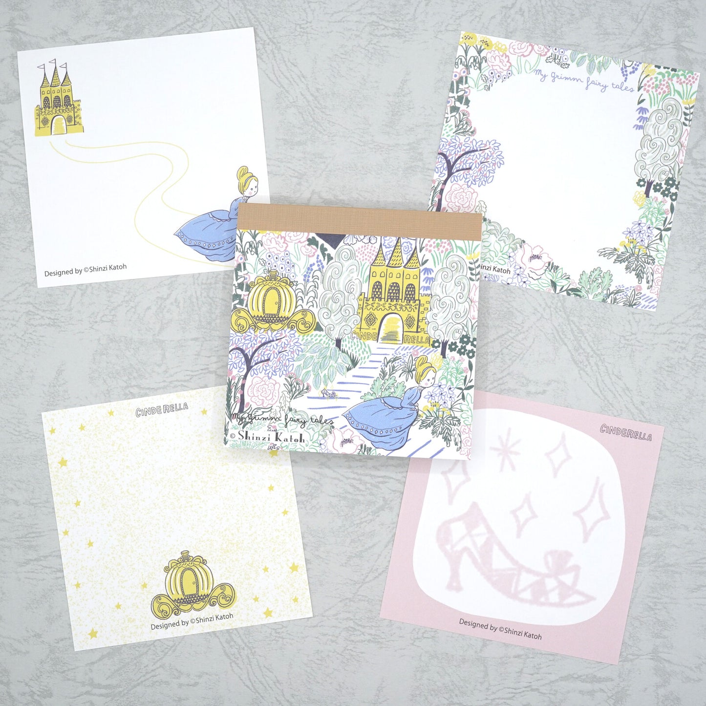 Shinzi Katoh - Memo Pad - Grimm's Fairy Tales - Cinderella