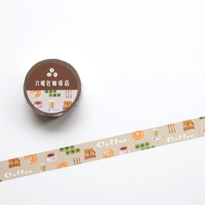 Forme - Washi Tape - Rokuyosha Coffee Shop - Coffee Cafe