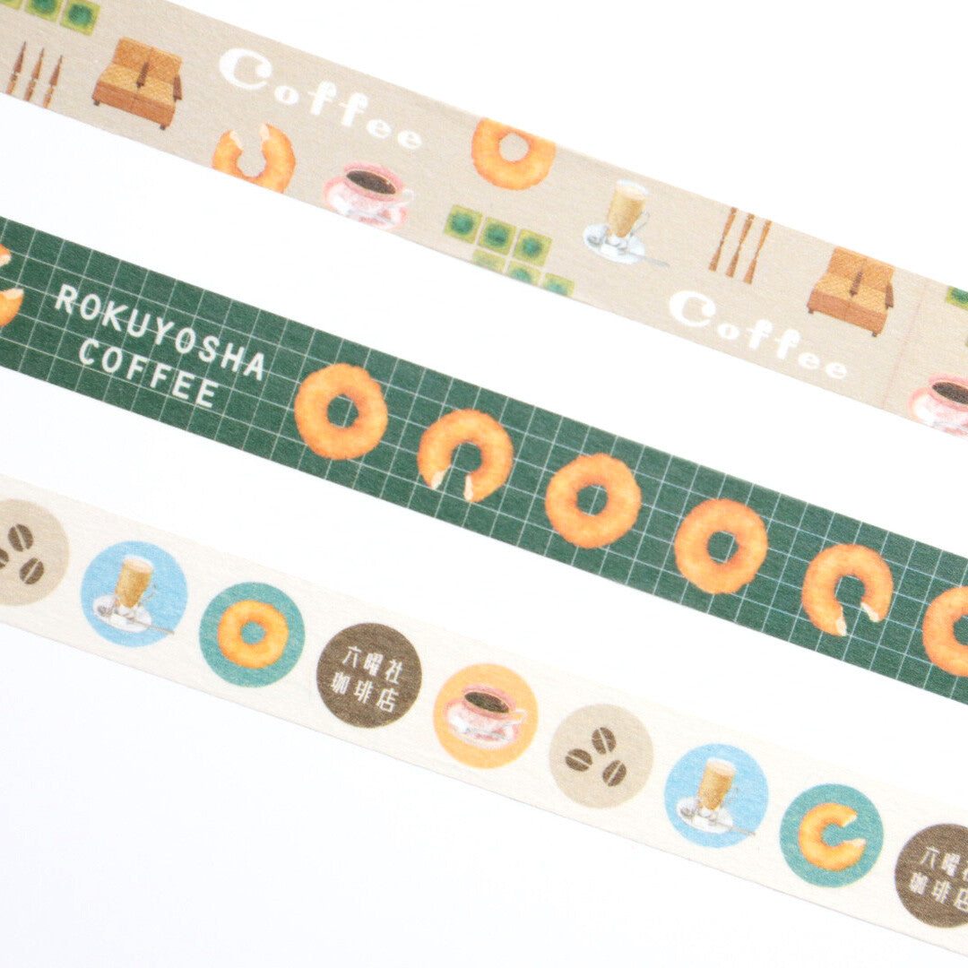 Forme - Washi Tape - Rokuyosha Coffee Shop - Fresh Donuts