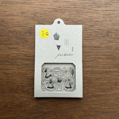Necktie × mizushima - JIZAI Clear Stamp Pocket Series - Let's Dance!