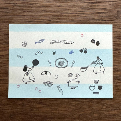 Necktie × mizushima - JIZAI Clear Stamp Box Set - Everyday Meals