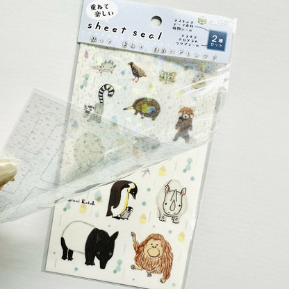 SEAL-DO Shinzi Katoh Holographic Stickers - Teary Rain x Endangered Species
