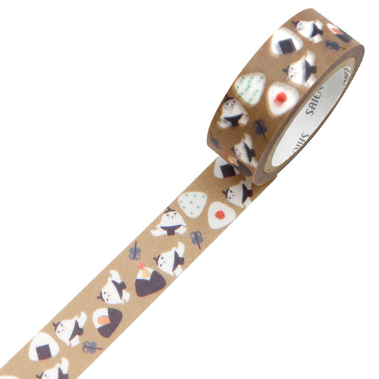 SAIEN - Washi Tape - Rice Ball Sumo