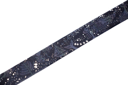 Rokkaku x Misuzu Uta - Foil-Stamped Washi Tape - Whale Festival