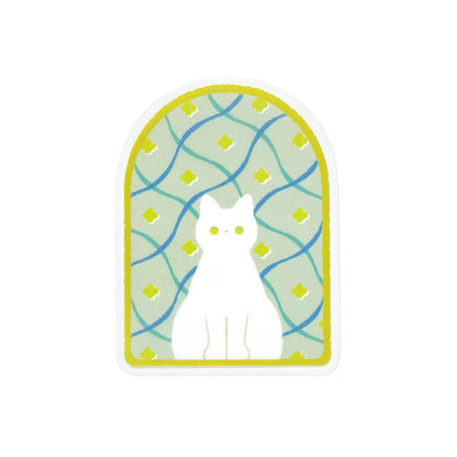 CREATORS CIRCUS x Miyashita Nodoka - Sticker - Cat by the Window