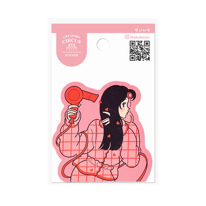 CREATORS CIRCUS x  Sanlemo - Sticker - Hair set with love