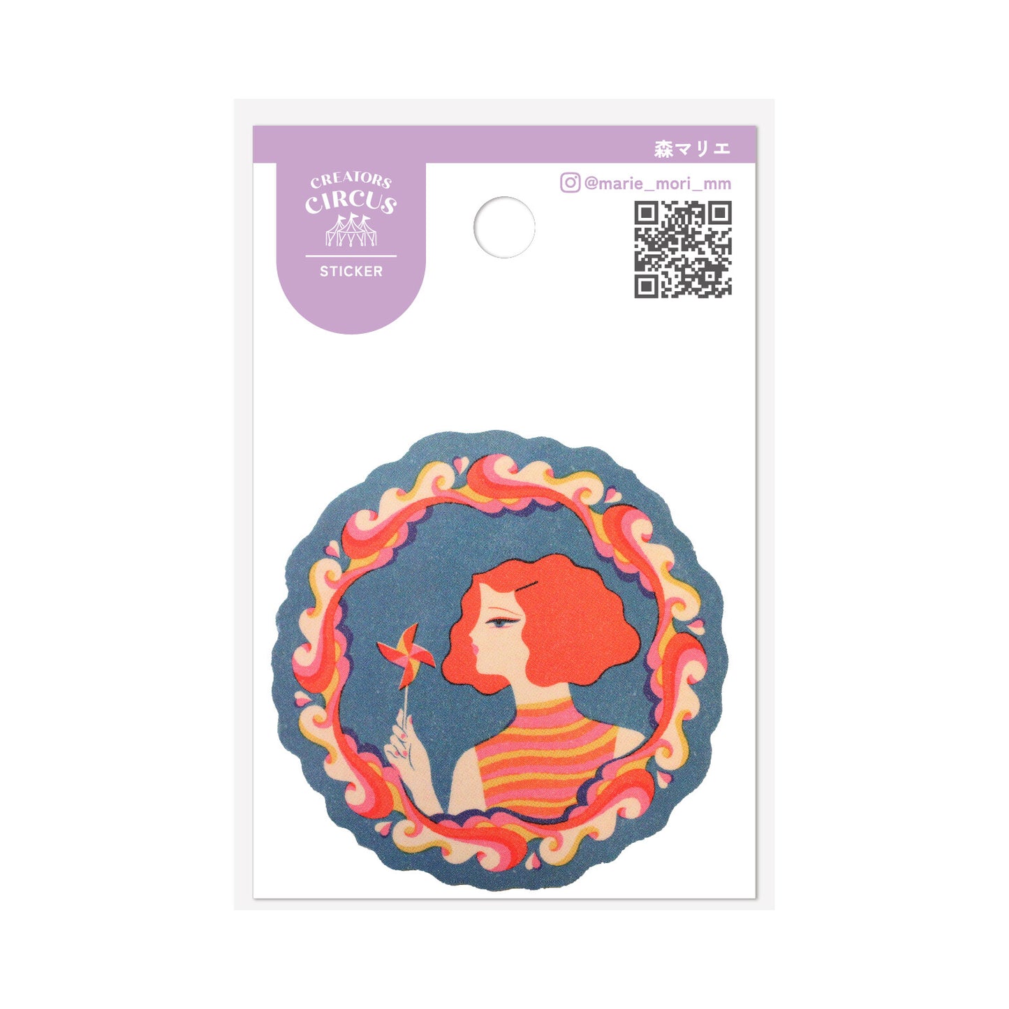 CREATORS CIRCUS x  Marie Mori - Sticker - Breeze