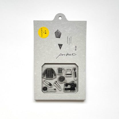 Suzuka Takeuchi × mizushima - JIZAI Clear Stamp Pocket Series - Shugei (Handicrafts)