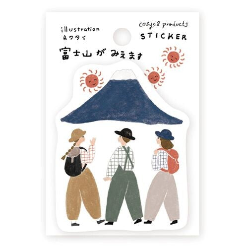Cozyca - Sticker - Necktie - Mount Fuji