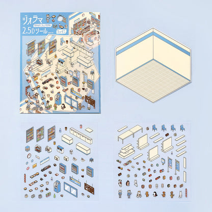 BGM - Stickers - Diorama 2.5D Stickers Vol. 1 - Convenience Store