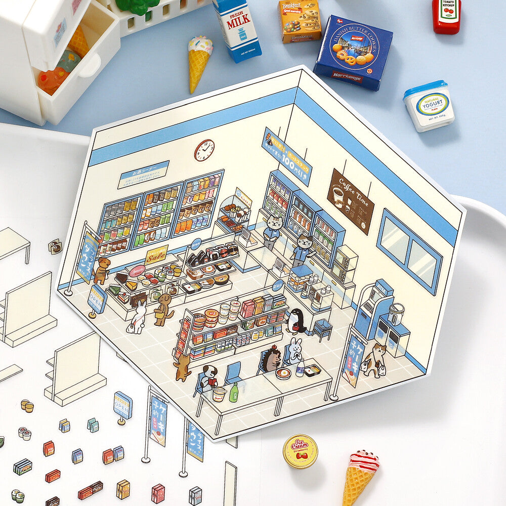 BGM - Stickers - Diorama 2.5D Stickers Vol. 1 - Convenience Store