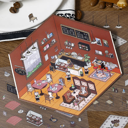 BGM - Stickers - Diorama 2.5D Stickers Vol. 1 - Pure Cafe