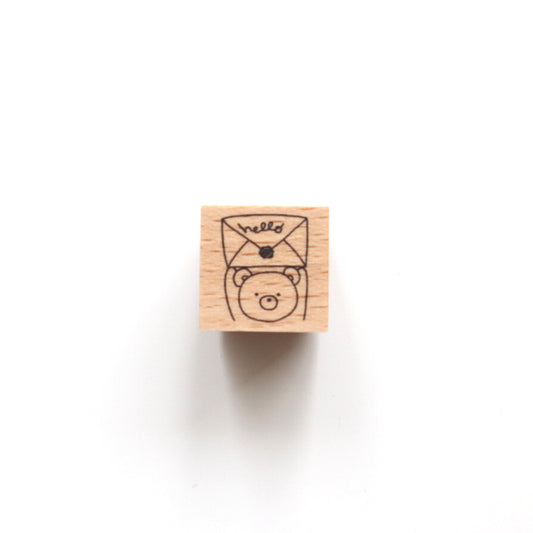 Forme - Rubber Stamp - Bear and Letter