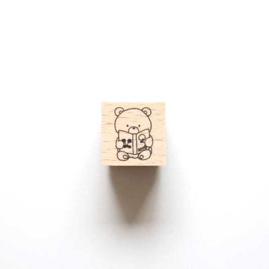 Forme - Rubber Stamp - Bear and Book
