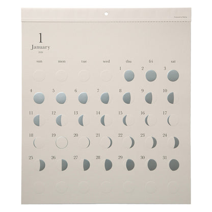 Replug 2026 Oboro Moon Calendar - Silver Edition
