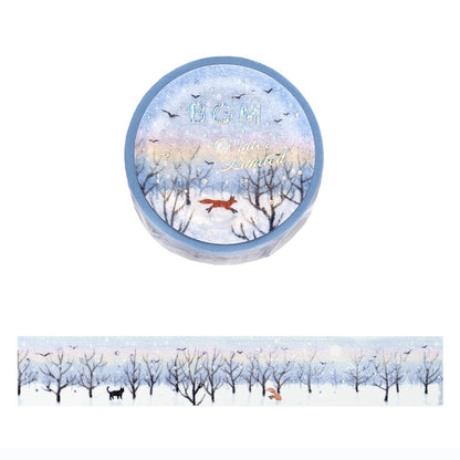 BGM Washi Tape - Winter Limited - Morning Forest Walk