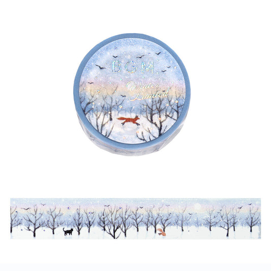 BGM Washi Tape - Winter Limited - Morning Forest Walk