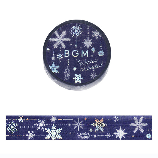 BGM Washi Tape - Winter Limited - Snowy Night