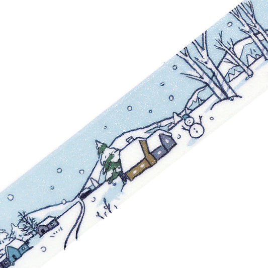 BGM Washi Tape - Winter Limited - Snow Lake Cabin