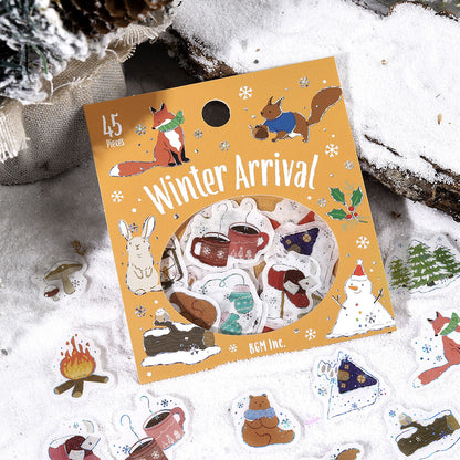 BGM Flake Stickers - Winter Limited - Winter Arrival