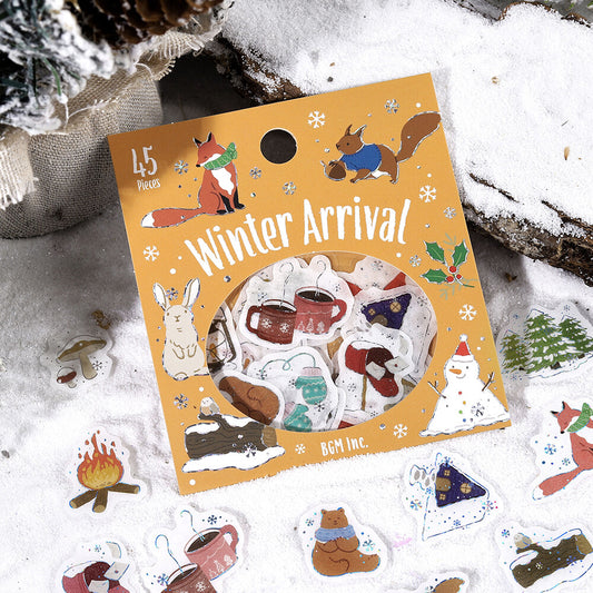 BGM Flake Stickers - Winter Limited - Winter Arrival