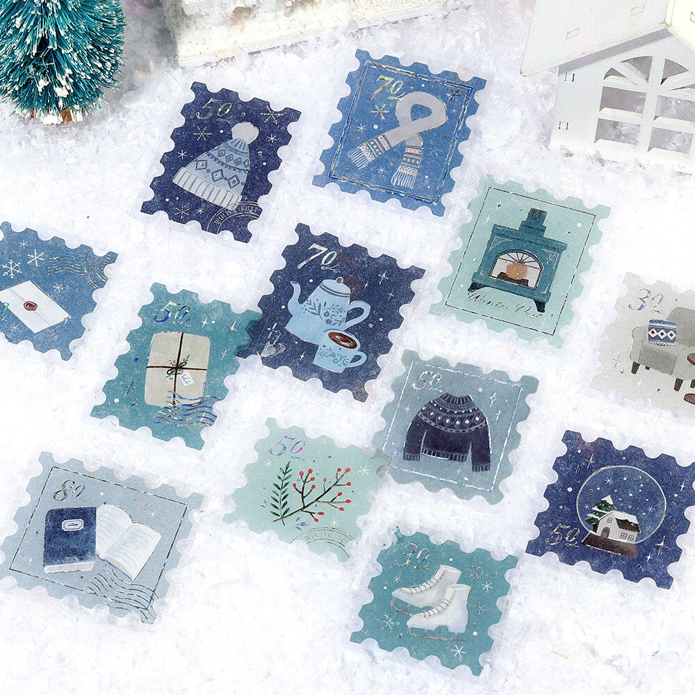 BGM Flake Stickers - Winter Limited - Post Office - Winter Letter