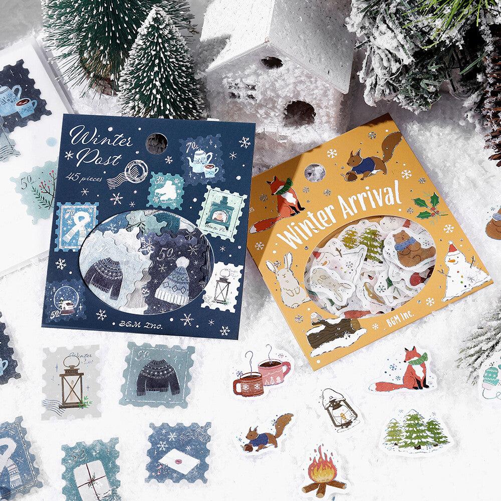 BGM Flake Stickers - Winter Limited - Post Office - Winter Letter