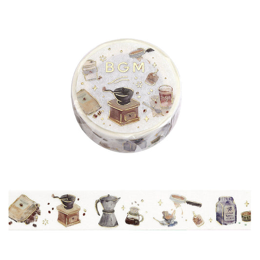 BGM Washi Tape - Enjoy Cafe
