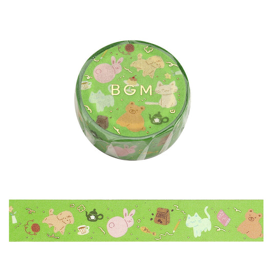 BGM Washi Tape - Life Series - Animal Carnival