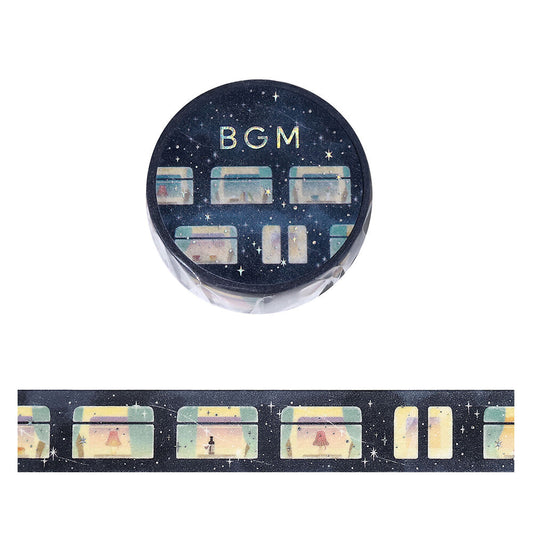 BGM Washi Tape - Sleeper Train Among the Stars