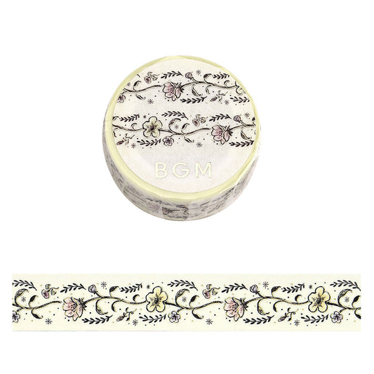 BGM Washi Tape - Flower Sketch