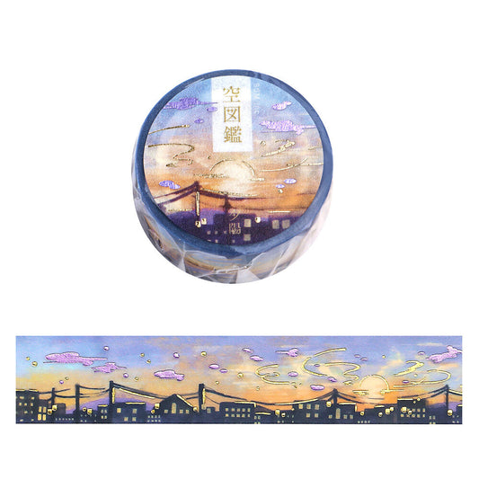 BGM Washi Tape - Illustrated Sky Vol. 2 - Sunset Over the City