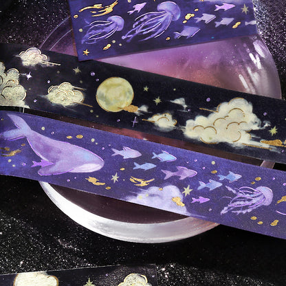BGM Washi Tape - Illustrated Sky Vol. 2 - Yonagi (Calm Evening)