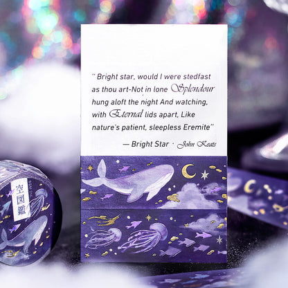 BGM Washi Tape - Illustrated Sky Vol. 2 - Yonagi (Calm Evening)