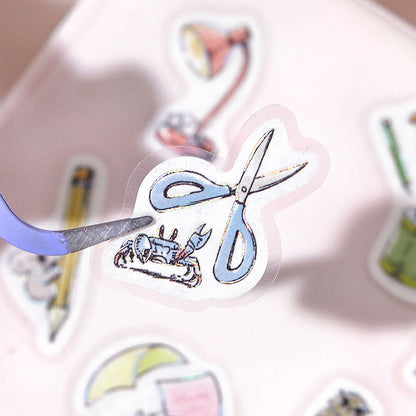 BGM Flake Stickers - Mini Animals - Stationery