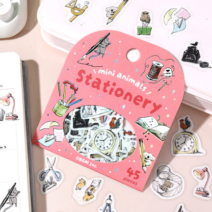 BGM Flake Stickers - Mini Animals - Stationery
