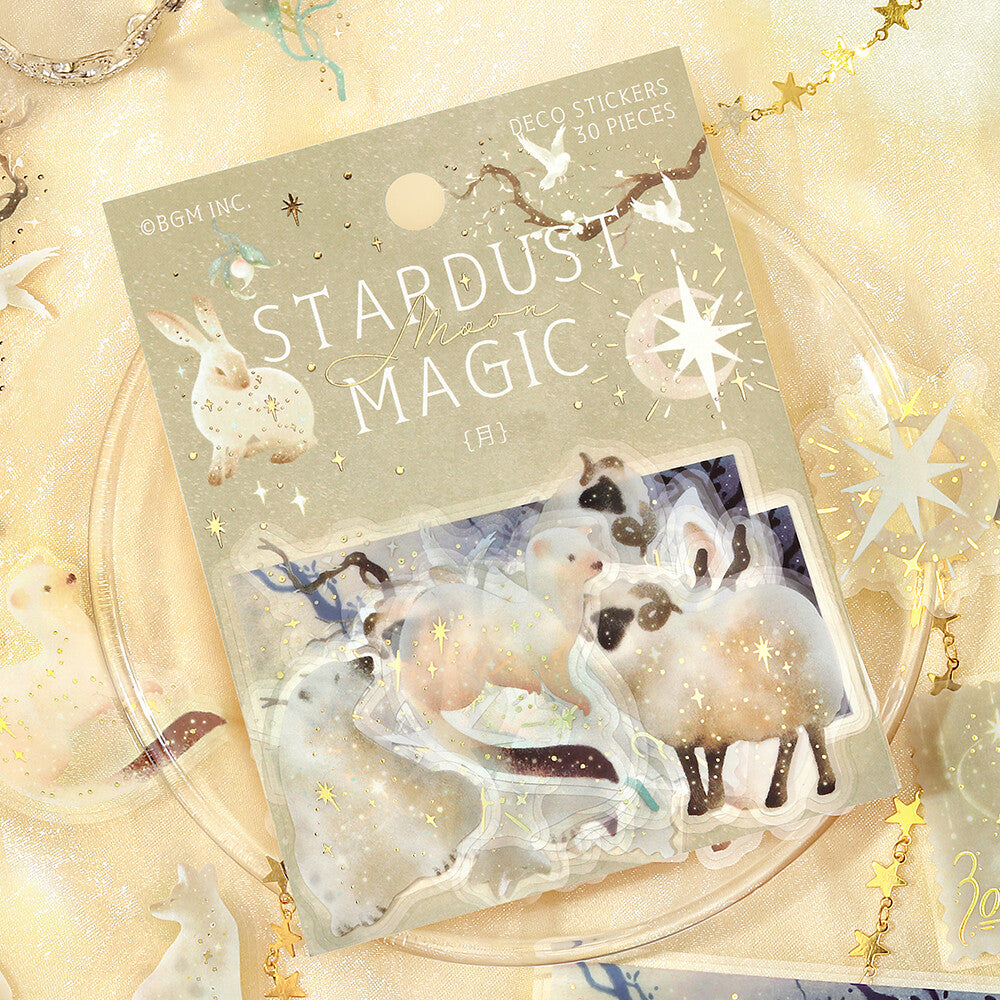 Stardust Sticker Format BGM - Clear Stickers - Stardust Magic Vol 2 - Moon – Ink & Starstuff