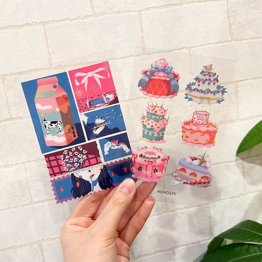CREATORS CIRCUS x Hohoemi - Clear Postcard - The Day I Come Home and There's Cake