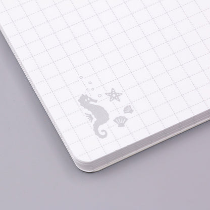 Rokkaku x OB1 - Foil-Stamped B6 Spiral Notebook - Mermaid Pharmaceutical