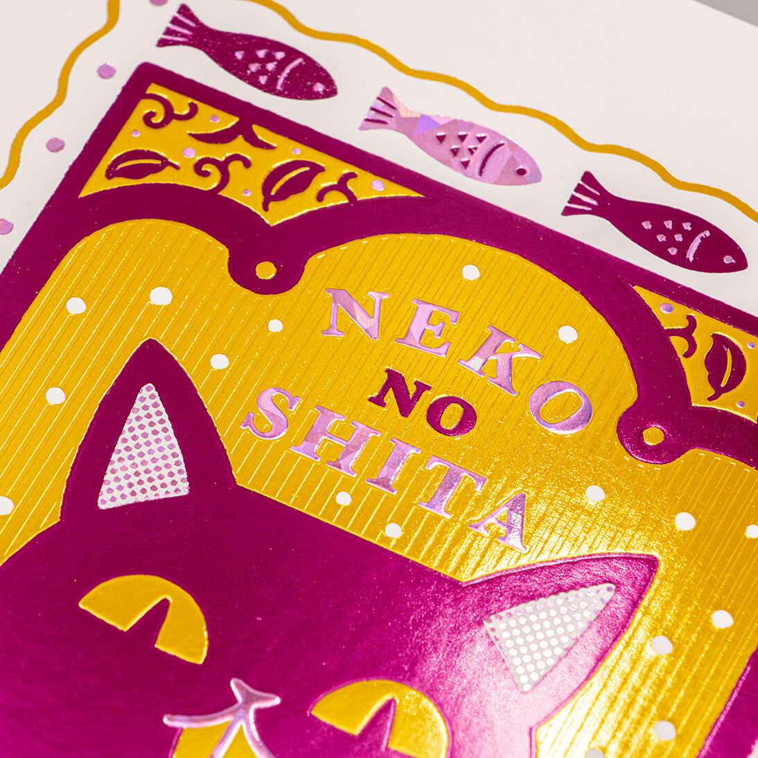 Rokkaku x OB1 - Foil-Stamped B6 Spiral Notebook - Cat's Tongue Cafe
