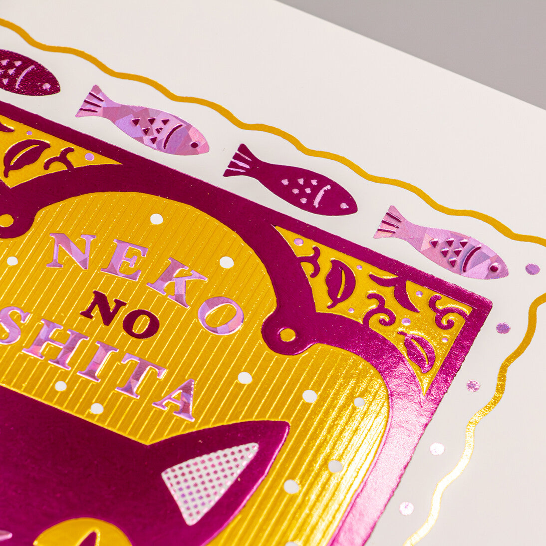 Rokkaku x OB1 - Foil-Stamped B6 Spiral Notebook - Cat's Tongue Cafe