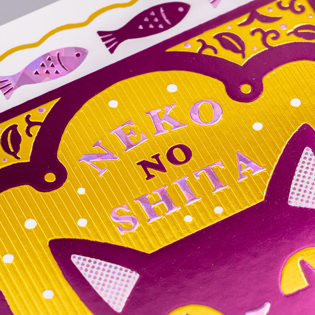 Rokkaku x OB1 - Foil-Stamped B6 Spiral Notebook - Cat's Tongue Cafe