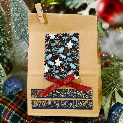 BGM - 20mm Washi Tape - Christmas Limited - Holly and Flowers