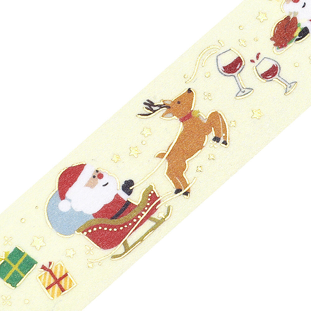 BGM - 20mm Washi Tape - Christmas Limited - Santa's Arrival