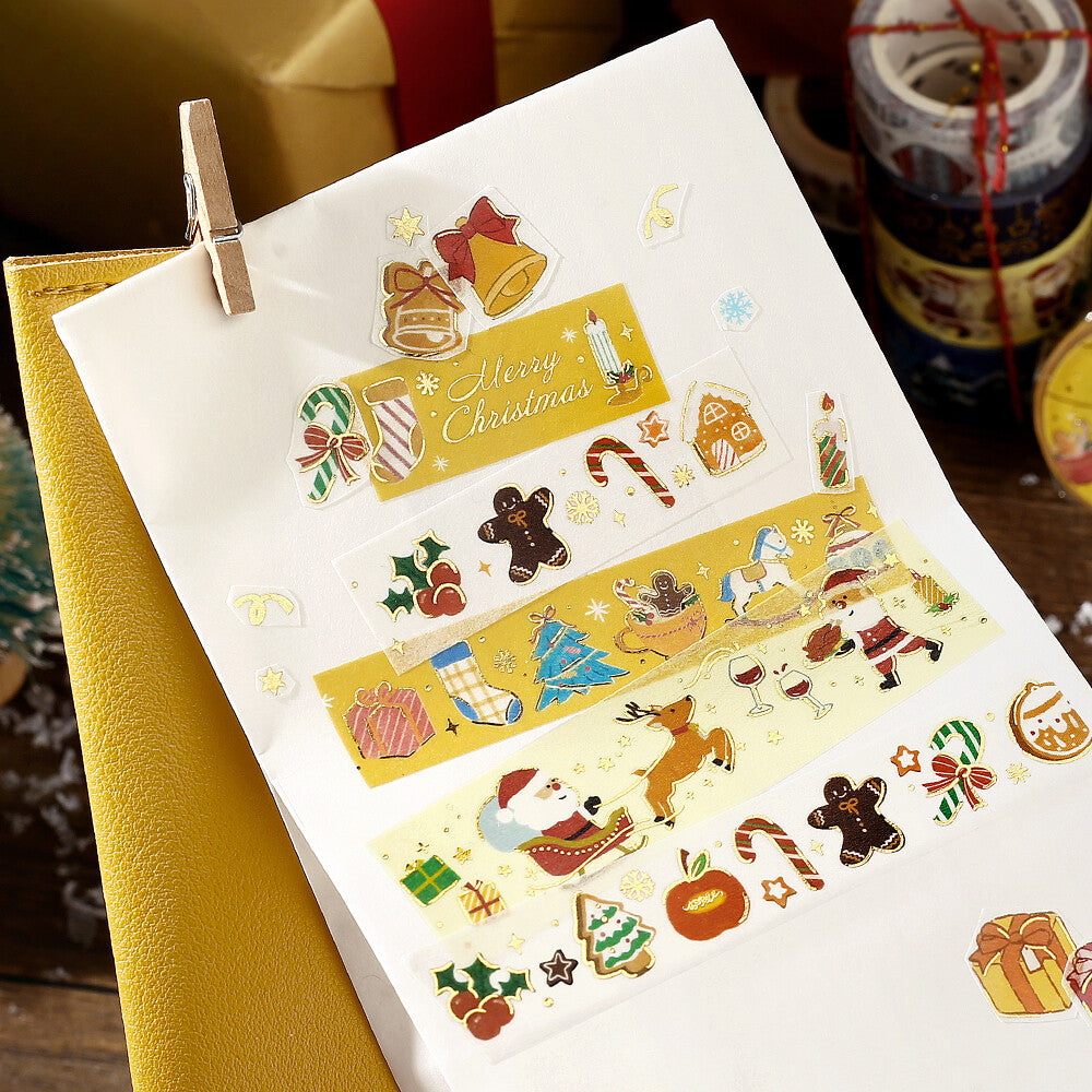 BGM - 20mm Washi Tape - Christmas Limited - Santa's Arrival