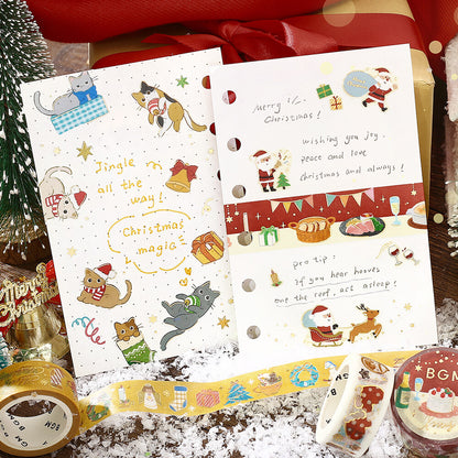 BGM - 20mm Washi Tape - Christmas Limited - Dinner Time