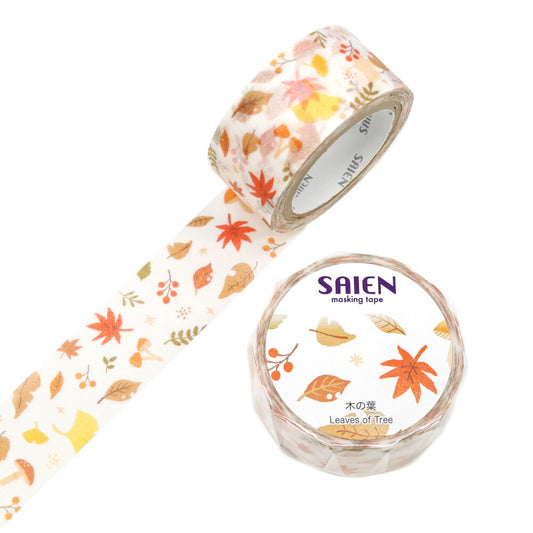 SAIEN - Washi Tape - Fall Leaves